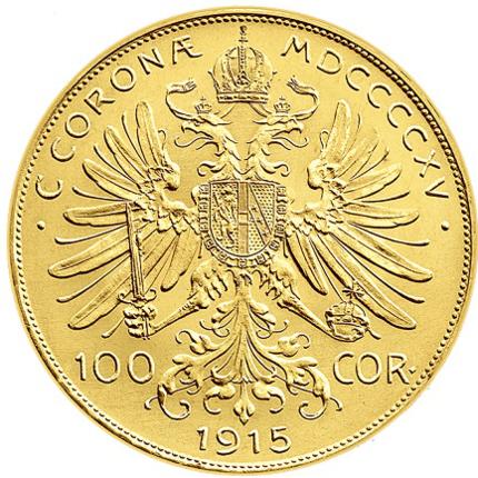 Produktbild 100 Kronen, Nachprägung, 1915