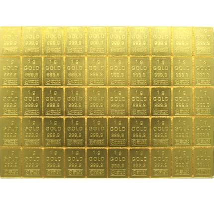 Produktbild 50 gr Goldbarren, Unity-Collection, Tafelbarren