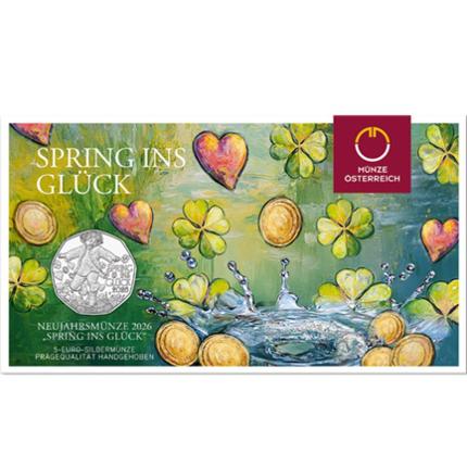 Produktabbildung 5 Euro, stfr, 2025, Silber, Neujahrsmünze 2026