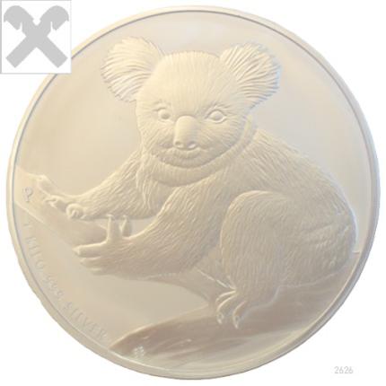 Produktabbildung 1 kg Koala, 2009, Silber