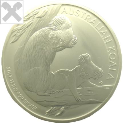 Produktabbildung 1 kg Koala, 2011, Silber