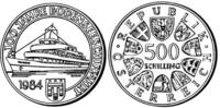 Produktabbildung ATS 500,00, PP, 1984, 100 J. Bodenseeschiffahrt