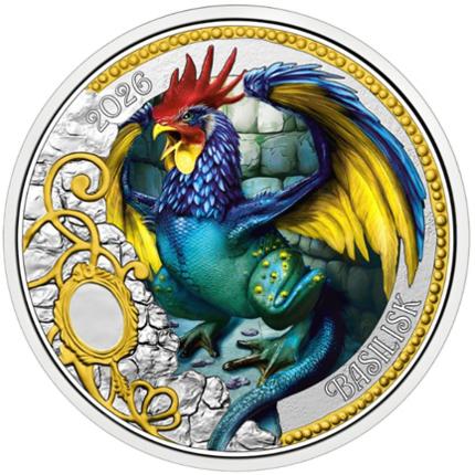 Produktabbildung 3 Euro, NP, 2026, Der Basilisk