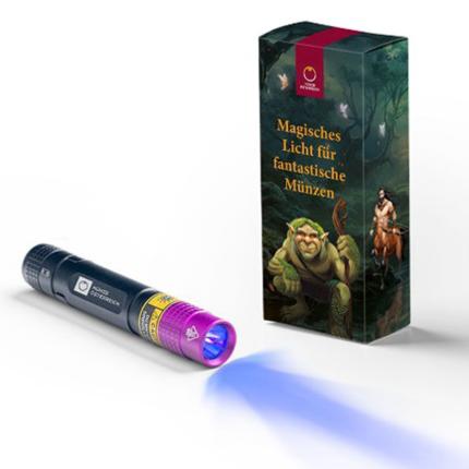 Produktabbildung UV-Taschenlampe zur Serie Fantastische Fabelwesen