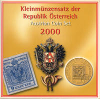 Produktabbildung Kursmünzsatz, stfr, 2000