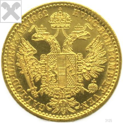 Produktabbildung Dukat, 1862 A, vz
