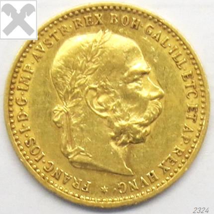 Produktabbildung 10 Kronen, 1906, ss/vz