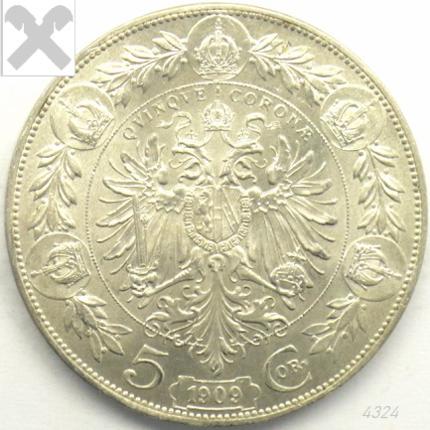 Produktabbildung 5 Kronen, 1909, Marschall, ss/vz