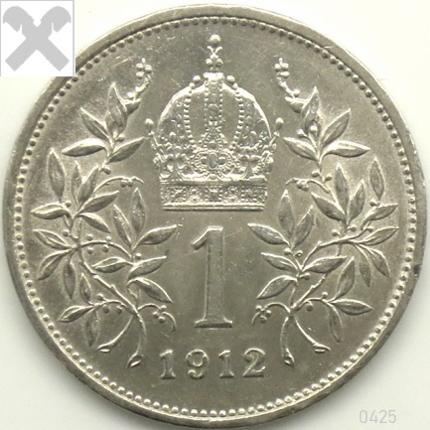 Produktabbildung 1 Krone, 1912, ss/vz
