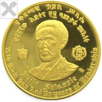 Produktabbildung 20 Birr, PP, 1966, Gold