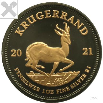 Produktabbildung Krüger Rand, 1 0z, Silber, 2021, Black Ruthenium-Copper