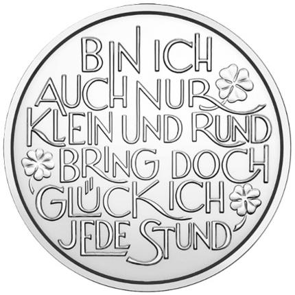 Produktbild Glücksjeton, Silber, 2026